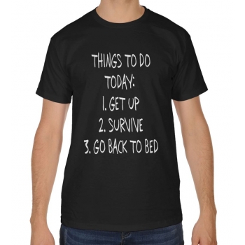 Blogerska koszulka męska Things to do today